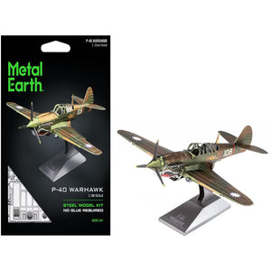 P-40 Warhawk Metal Earth model 
