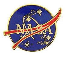 NASA SPACE LOGO PIN