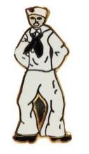 USN SAILOR MAN PIN