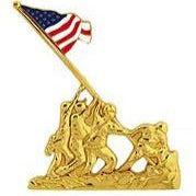 USMC Iwo Jima Emblem Large Pin