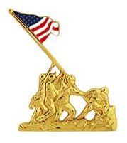 USMC Iwo Jima Emblem Large Pin