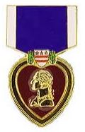 PURPLE HEART MEDAL PIN