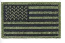 Flag USA OD Subdued Patch