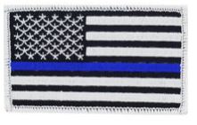 Police Blue Line Patch