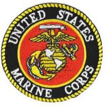USMC Logo YLW/White patch