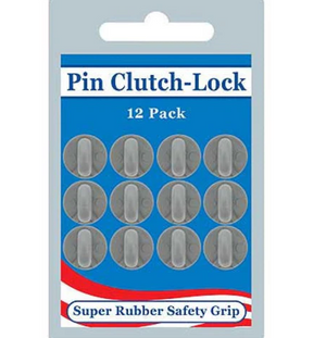 Pin Back-Rubber Clutch