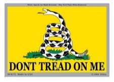Don't Tread On Me Sticker