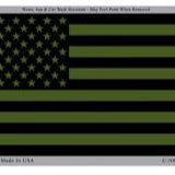 USA Flag Subdued Sticker