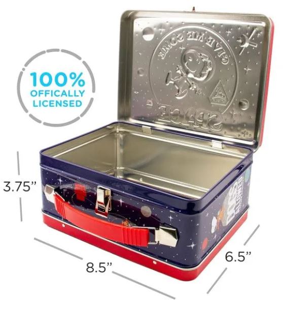 Snoopy Give Me Some Space Tin LunchBox