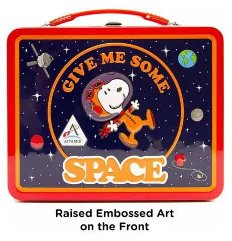 Snoopy Give Me Some Space Tin LunchBox