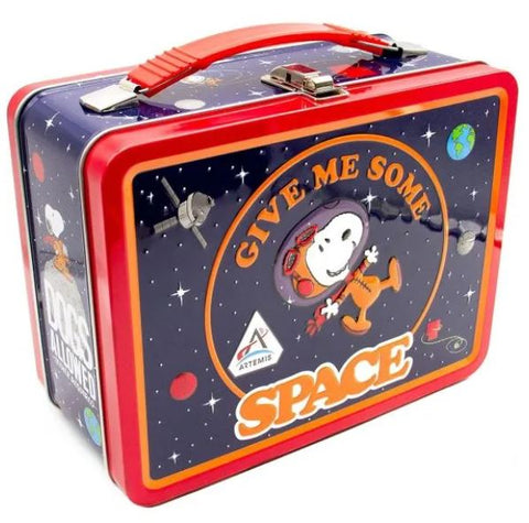 Snoopy Give Me Some Space Tin LunchBox