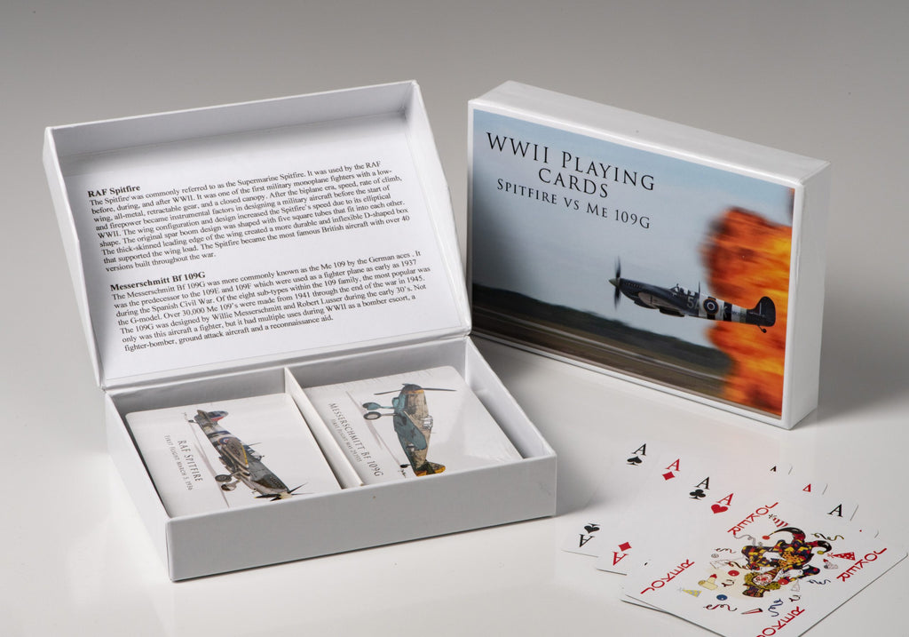 Playing Cards -WWII Spitfire vs ME 109G