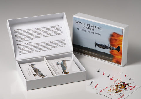 Playing Cards -WWII Spitfire vs ME 109G