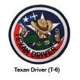 TEXAN DRIVER T-6 PATCH SEW ON
