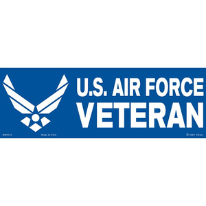 Air Force Veteran Symbol Bumper Sticker
