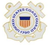 USCG LOGO ANCHOR PIN