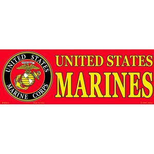USMC Logo Bumper Sticker