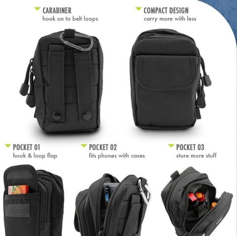 UTILITY POUCH PACK BLACK/ARMY
