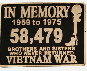 VIETNAM IN MEMORY PIN