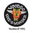VOODOO F-101 PATCH SEW ON