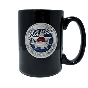 Yanks Air Museum Black Coffee Mug
