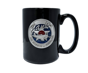 Yanks Air Museum Black Coffee Mug