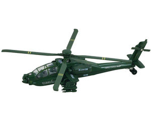 8"inch Apache Helicoptor Green