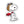 Cartoon Snoopy dog with aviator helmet and red scarf on a white background