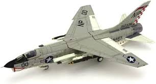 F-8E CRUSADER U.S. NAVY VF-211 FIGHTING CHECKMATES NPOO 1967