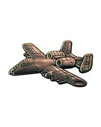 A-10 THUNDERBOLT PEWTER PIN