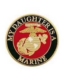 My Daughter Is A Marine Pin