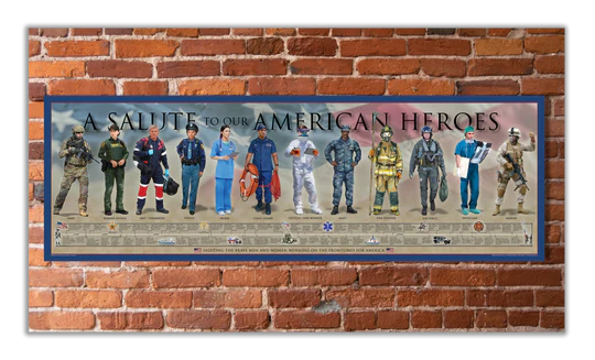 Salute to our American Heroes Poster