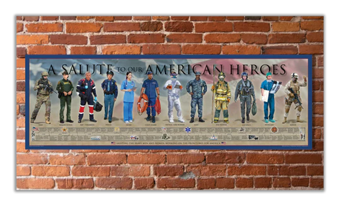 Salute to our American Heroes Poster