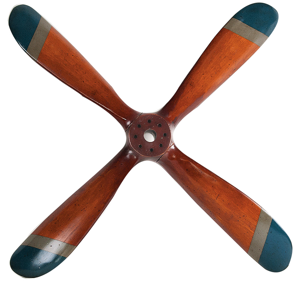Baby Wooden 4-Blade Propeller