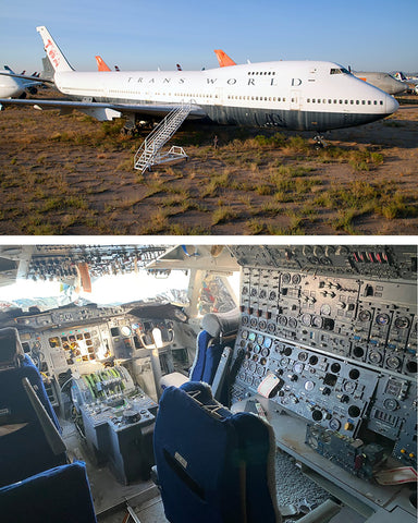 Boeing 747 TWA Plane Tag