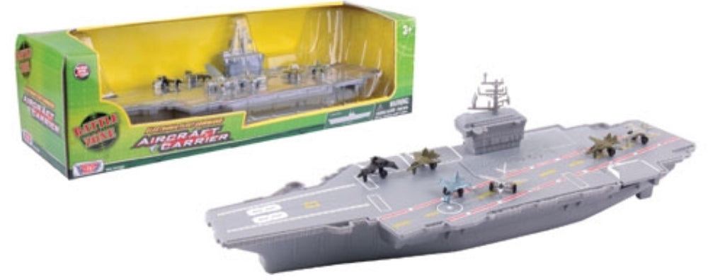 18” Aircraft Carrier Playset with Realistic Sounds