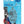 A Boeing 747 Korean Air plane tag with a blue and red design, featuring an illustration of the airplane and the Korean Air logo.