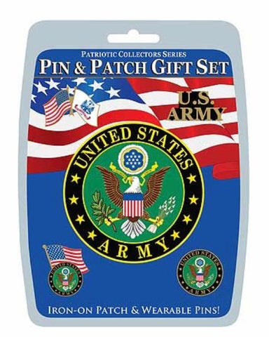 Military Pin & Patch Gift Set