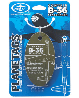 Convair B-36 Peacemaker Plane Tag