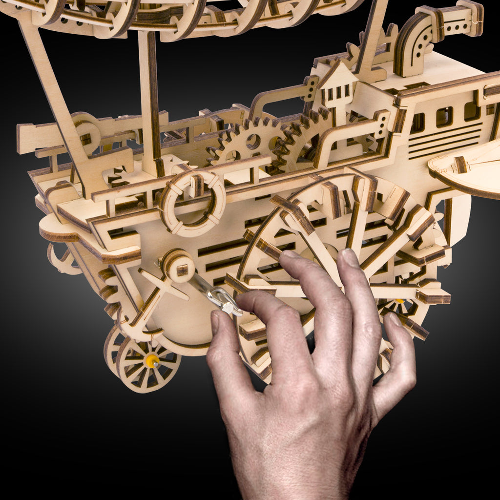 DIY Wooden Puzzle: Airship