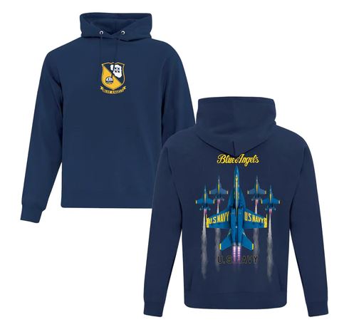 Blue Angels Pure Vertical Adult Pull Over Hoodie – Yanks Air Museum
