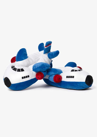 Boeing Blue Airplane Slippers