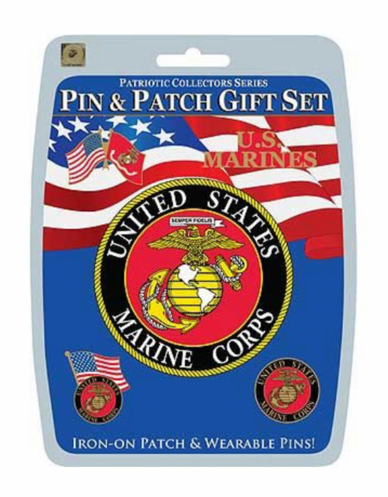 Military Pin & Patch Gift Set