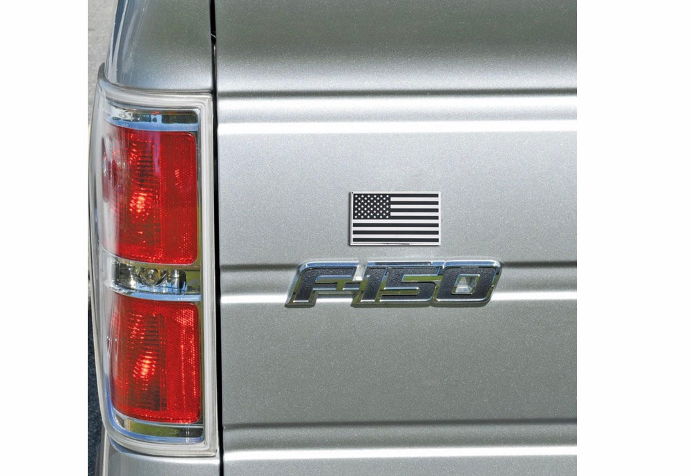 American Flag Car Emblem