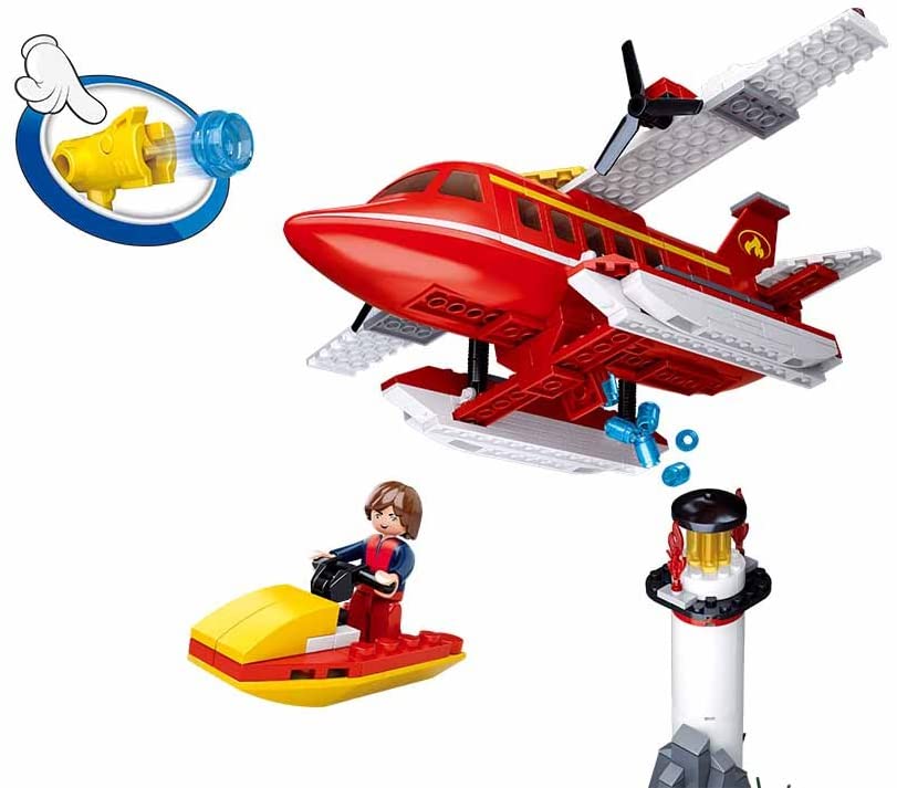 Sluban Firefighting Water-Plane (348 pcs)