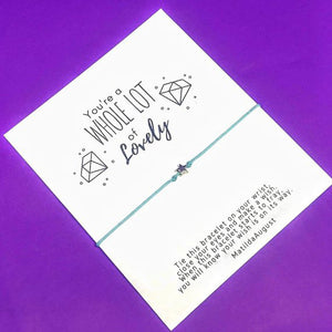 Lovely Star Wish Bracelet (Big Card)