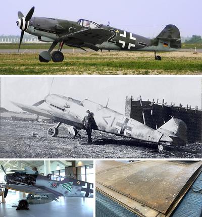 Messerschmitt Bf-109 Plane Tag