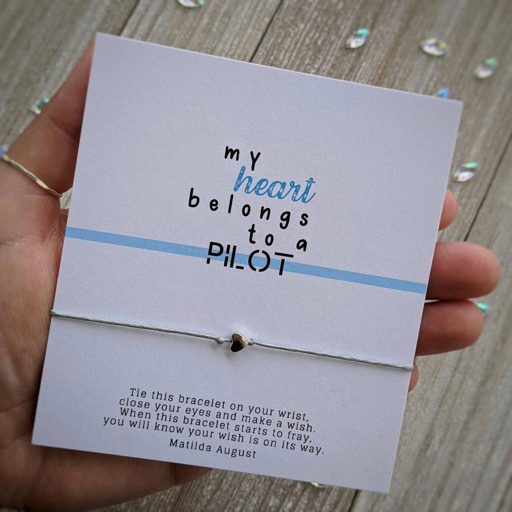 Pilot Heart Wish Bracelet