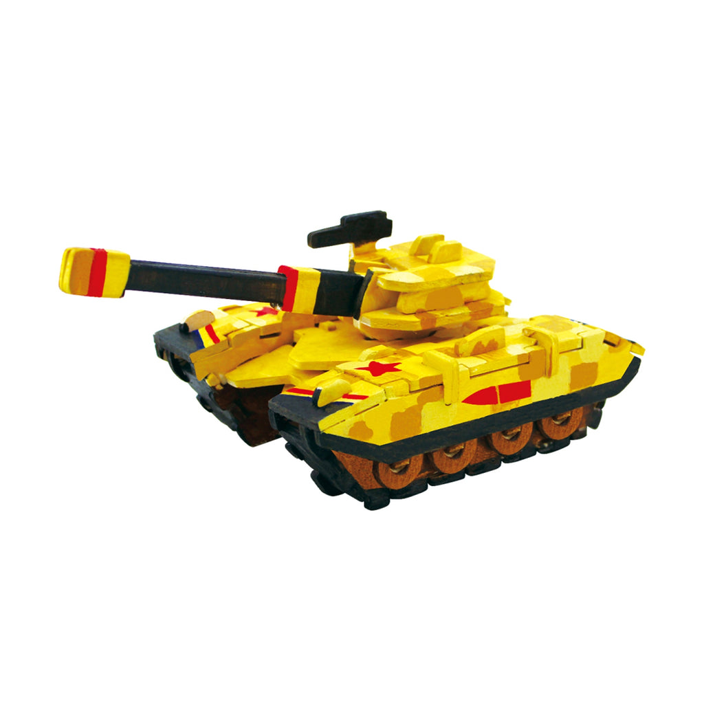 3D Wooden Puzzle Paint Kit: Tank