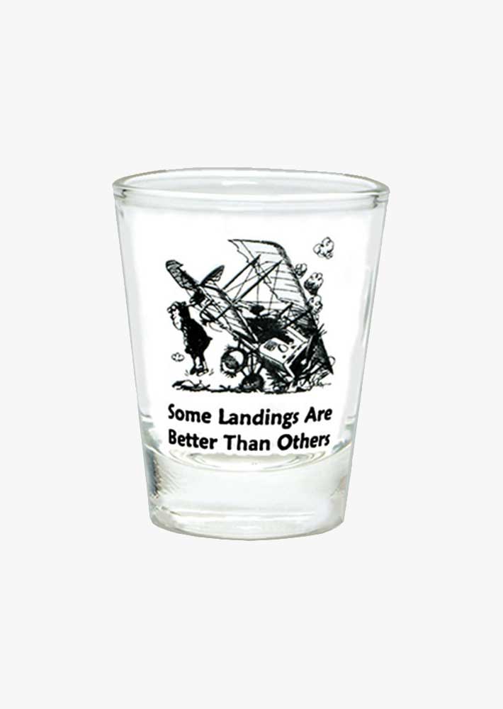 Some Landings Shot Glass